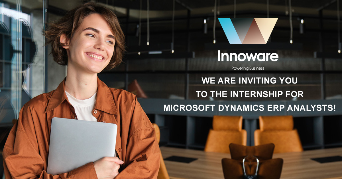 We are inviting you to the internship for Microsoft Dynamics ERP analysts